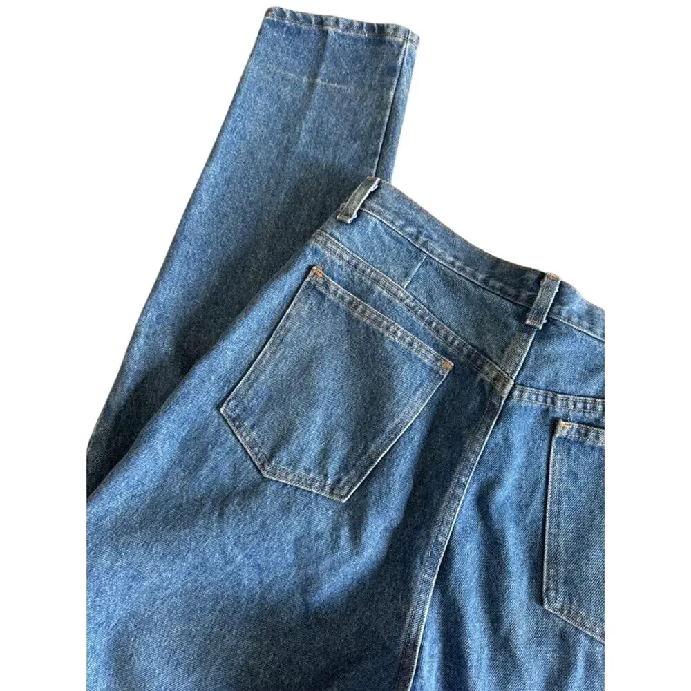 The Gap Vintage High Rise Tapered Mom Jeans USA Made 100% Cotton Size 13/14 - Picture 6 of 8
